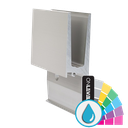 TL-3011 Glass profile  L=2500mm aluminum ARMOR RAL