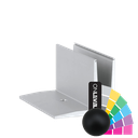 TL-3010 Glass profile L=2500mm aluminum RAL matt