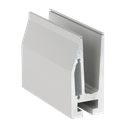 TL-5010 Glass profile L=200mm aluminum natural anodized