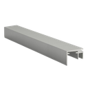 Top-cover 1.0kN, B=15mm, L=200mm aluminum natural anodized