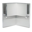 TL-3031 Inside corner 90° aluminum natural anodized