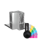 TL-3120 Inside corner 90° aluminum RAL mat