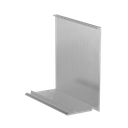 TL-3121 Covercap full height L=5000mm aluminum natural anodized