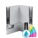 TL-3121 Inside corner 90° aluminum ARMOR RAL