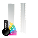 TL-3121 Endcap right half height covercap alum. RAL shiny