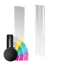 TL-3121 Endcap right half height covercap aluminum RAL struct.