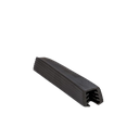 Glassrubber for U-profile 26x20x2/26x23x2mm glass thickness 11.5-13.5mm L=25mtr