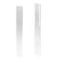 TL-3121 Endcap right half height covercap for stairway aluminum natural anodized