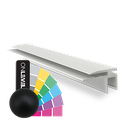 Top-cover 1.0kN, horizontal B=2mm L=5000mm, aluminum RAL matt