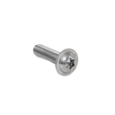 Low round head screw with Torx M8x12mm, AISI 316